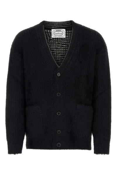 Missoni Men's Nylon Blend Cardigan In Black
