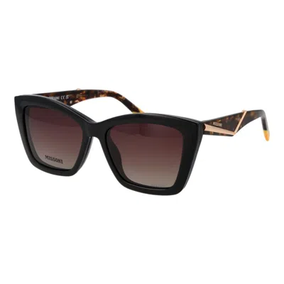 Missoni Black Polyamide Glasses (frames) In Brown