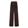 Missoni Black Viscose-cotton Trousers In Black