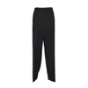 Missoni Black Wool Blend Pants With Embroidered Side Band