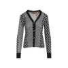 MISSONI BLACK WOOL BUTTONED CARDIGAN