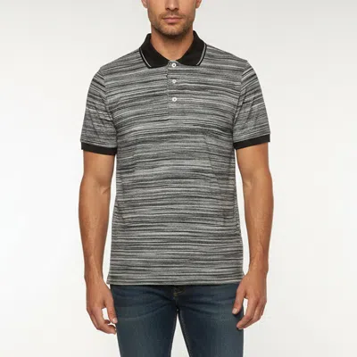 Pre-owned Missoni Black/white Striped Jersey Knit Polo T-shirt L