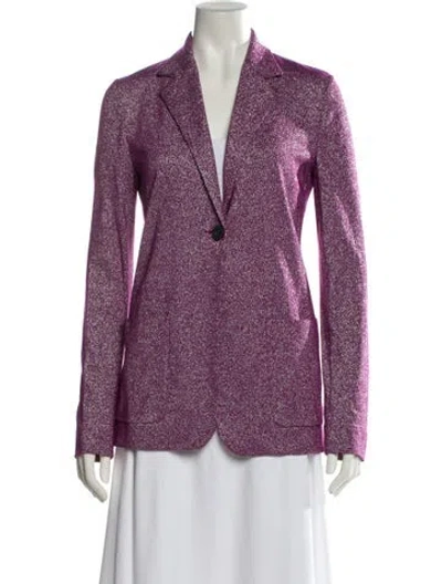Pre-owned Missoni Blazer In Purple