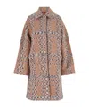 Missoni Wool Blend Coat In Nude