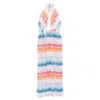 Missoni Zigzag Lamé Maxi Dress In White