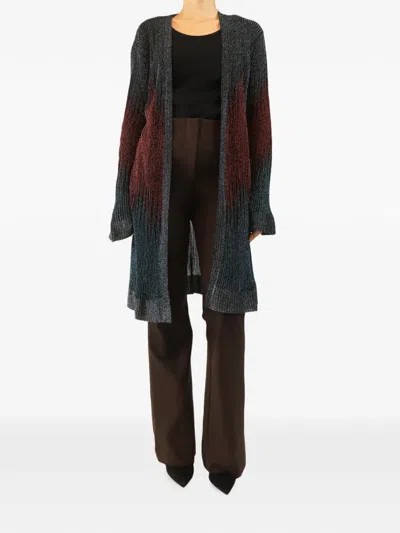 Pre-owned Missoni Blue Knit Cardigan