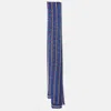 Missoni Blue/purple Textured Lurex Knit Stole In Blue