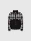 Missoni Bomber With Zigzag Insert In Wool Blend