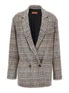 Missoni Lapel Long-sleeved Suit Jacket In Multicolour