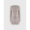 Missoni Sequin-embellished Checked Mini Dress In Multicoloured