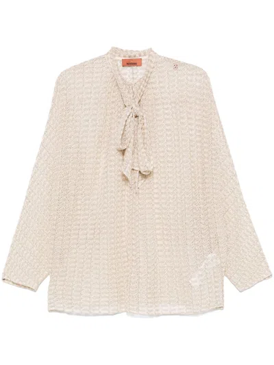 Missoni Bow Detail Blouse In Multi