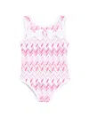 Missoni Bow Patterned Swimsuit In Multi