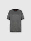 Missoni Silver Tones Viscose Sweater In Gray