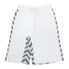 Missoni Boys Jersey Shorts In White/multicolour In White
