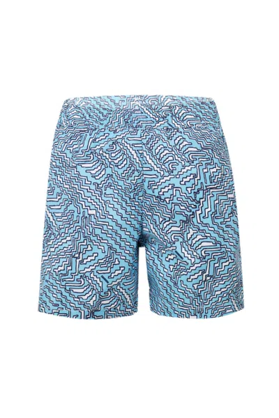 Missoni Boys Light Blue White Swim Shorts