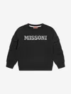 Missoni Boys Logo Sweatshirt In Black
