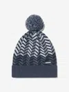 Missoni Boys Wool Zigzag Bobble Hat In Black