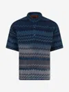 Missoni Boys Zigzag Top In Blue