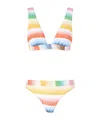 Missoni Zigzag-pattern Bikini In Multi