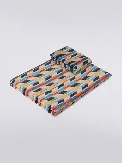 Missoni 2-piece Brody Bath Towel Set In Cotton Terry In Multi