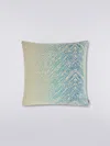 Missoni Brouges 40x40 Cm Wool And Viscose Blend Cushion In Multicoloured
