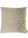 Missoni Brouges Zigzag-woven Cushion In Black