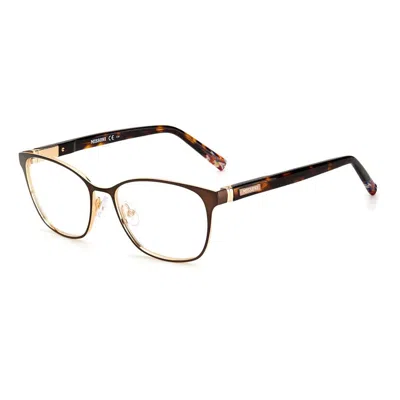Missoni Brown Metal Frames In Black