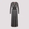Missoni Sequined Striped Gown In Brown