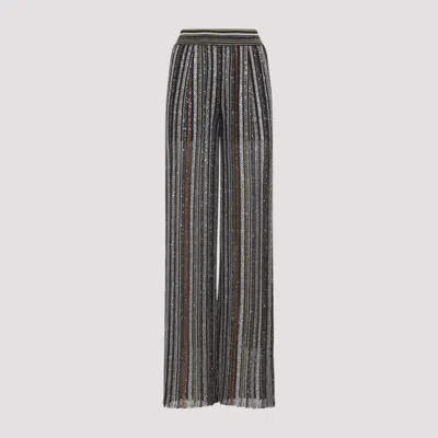 MISSONI BROWN VISCOSE PANTS