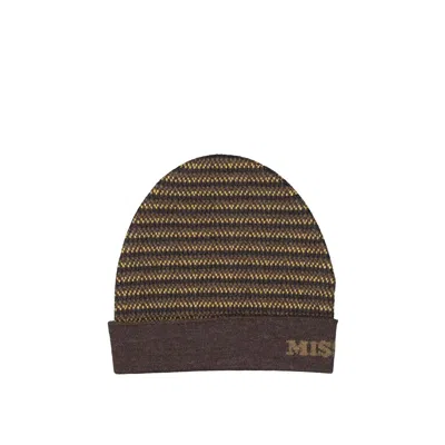 Missoni Brown Wool Beanie
