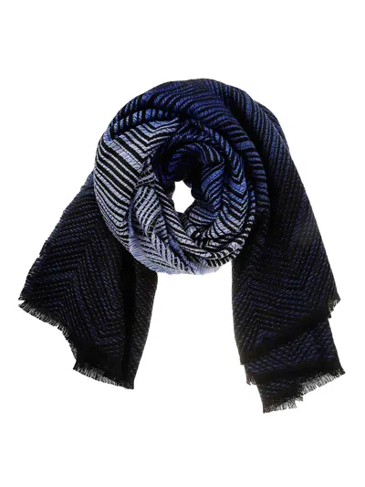 Missoni Wool Scarf In Blue