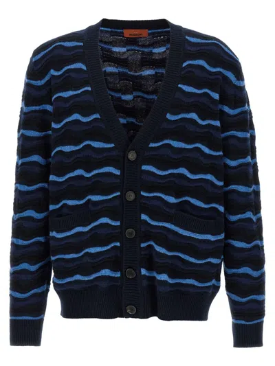 Missoni Button Cardigan Sweaters And Cardigans Blue