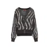 Missoni Brown Sweater For Versatility Sweaters In Black