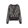 Missoni Brown Sweater For Versatility Sweaters In Black