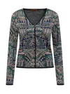 Missoni Multicolor Pattern Cardigan In Multicolor
