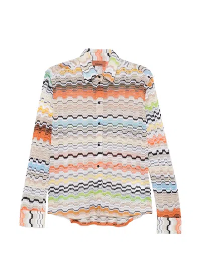 Missoni Button-fastening Shirt In Neutral