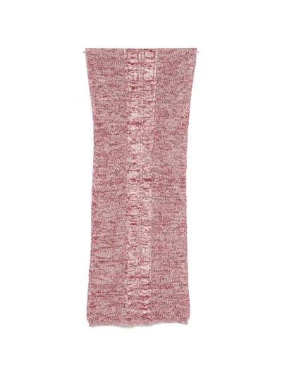 Missoni Cable-knit Space-dye Scarf In White