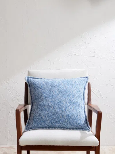 Missoni Camelia Striped Wool And Cashmere-blend Cushion In Black