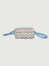 Missoni Camera Bag In Fabric Wave Mare