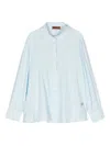 Missoni Georgette Shirt In Light Blue
