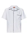 Missoni Bowlingshirt Aus Zick-zack-baumwollfrottee Mit Kontrastierenden Profilen