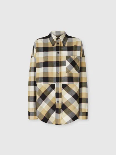 Missoni Oversized Check Shirt In Neutral