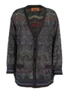 Missoni Zigzag Pattern Cardigan Sweaters And Cardigans Multicolor In Multi