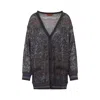 Missoni Zigzag Pattern Cardigan Sweaters And Cardigans Multicolor In Gray