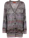 Missoni Sequin-chevron Cardigan In Multi