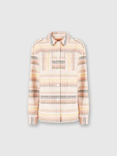 Missoni Caperdoni Cotton Blend Overshirt In Multicoloured