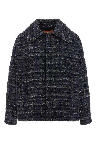Missoni 'caperdoni Frame' Overshirt In Blue