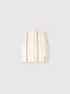 Missoni Caperdoni Motif Cotton Blend Mini Skirt With Slit In Multicoloured