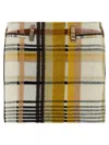 Missoni Plaid Mini Skirt Belt Loops In White
