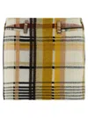 Missoni Plaid Mini Skirt Belt Loops In Multi